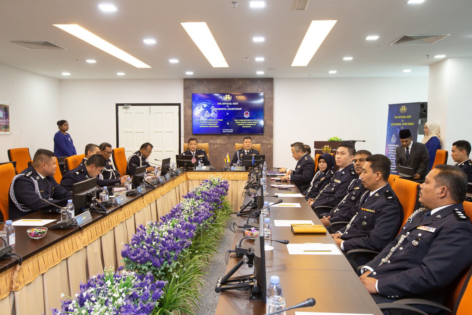 OFFICIAL VISIT BY INSPECTOR GENERAL OF POLICE OF ROYAL MALAYSIA POLICE ...