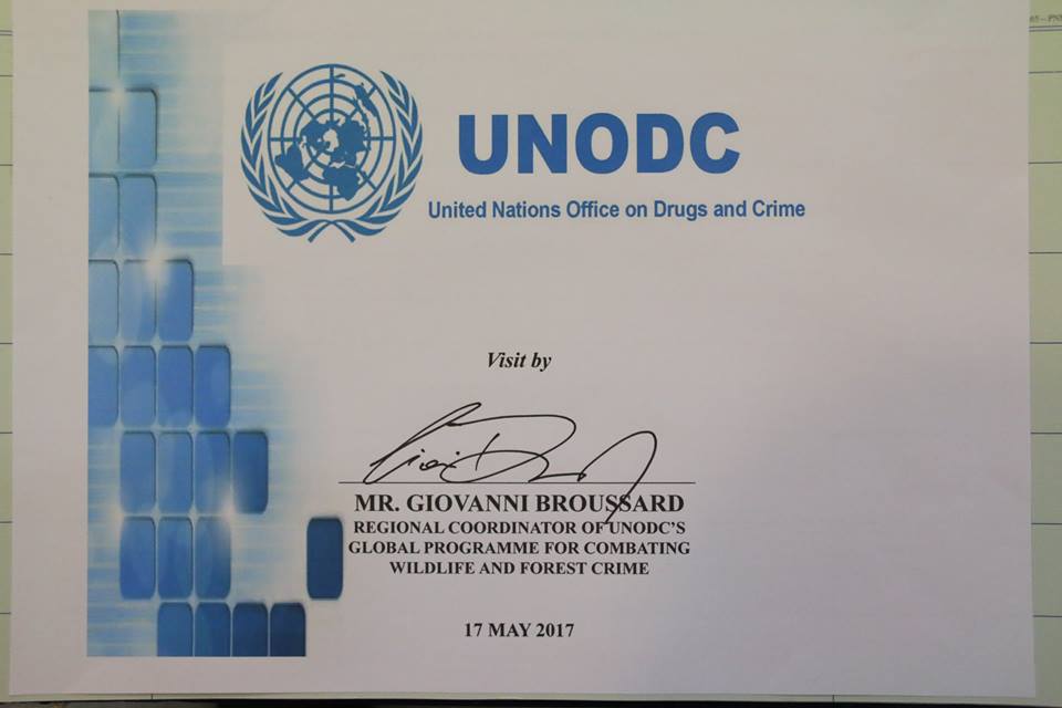 Visit by UNODC and USAID to ASEANAPOL Secretariat.
