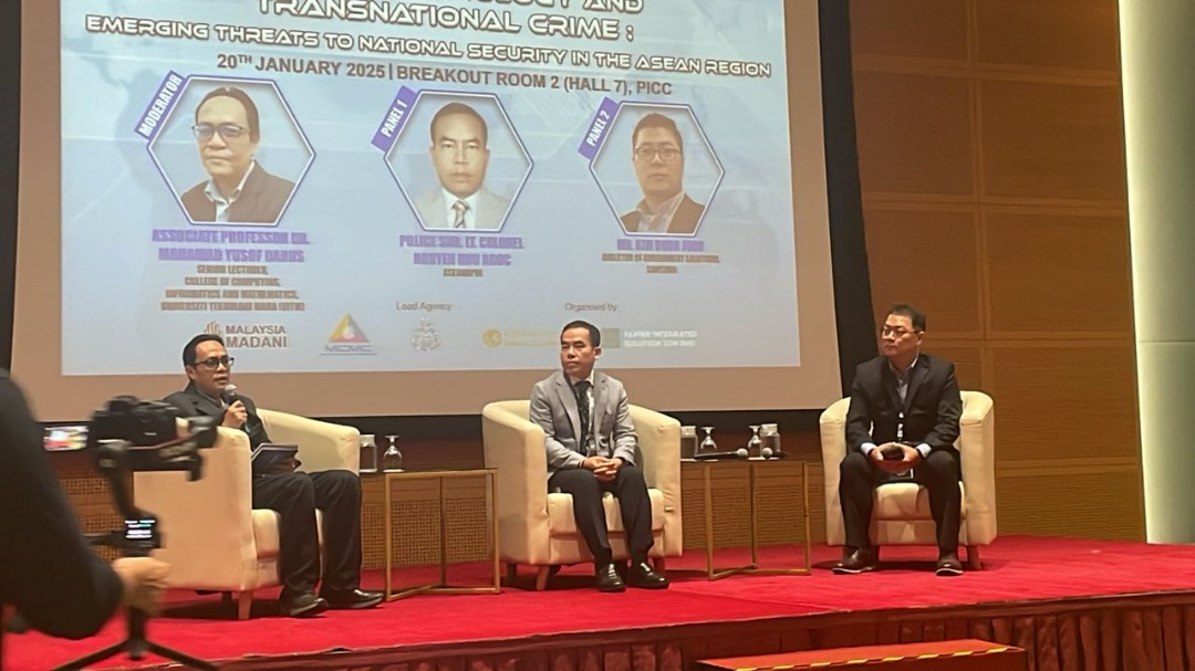 ASEANAPOL Secretariat’s Engagement in AISSE '25: Police Senior Lieutenant Colonel Nguyen Huu Ngoc Joins Panel on Digital Technology and Transnational Crime