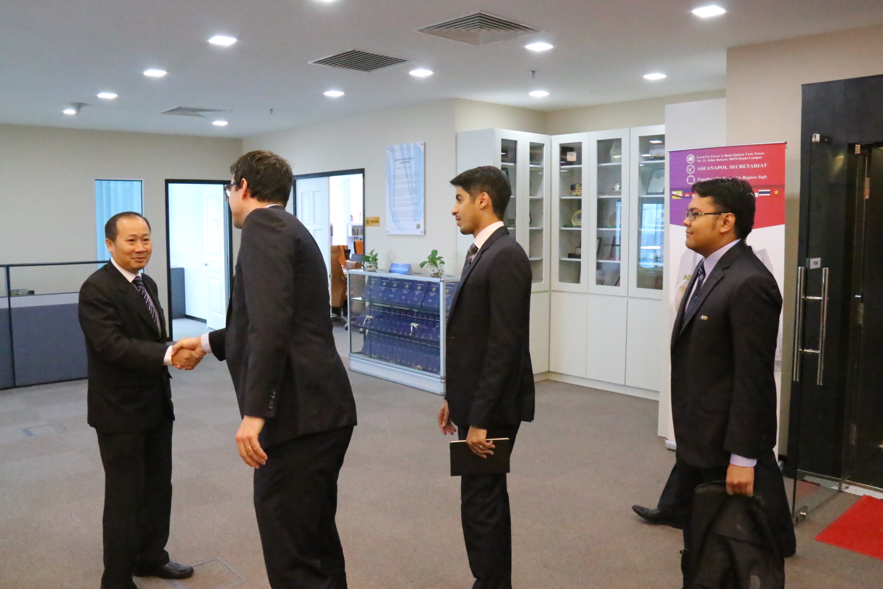 VISIT BY OFFICERS FROM ASIAN FOOTBALL CONFEDERATION