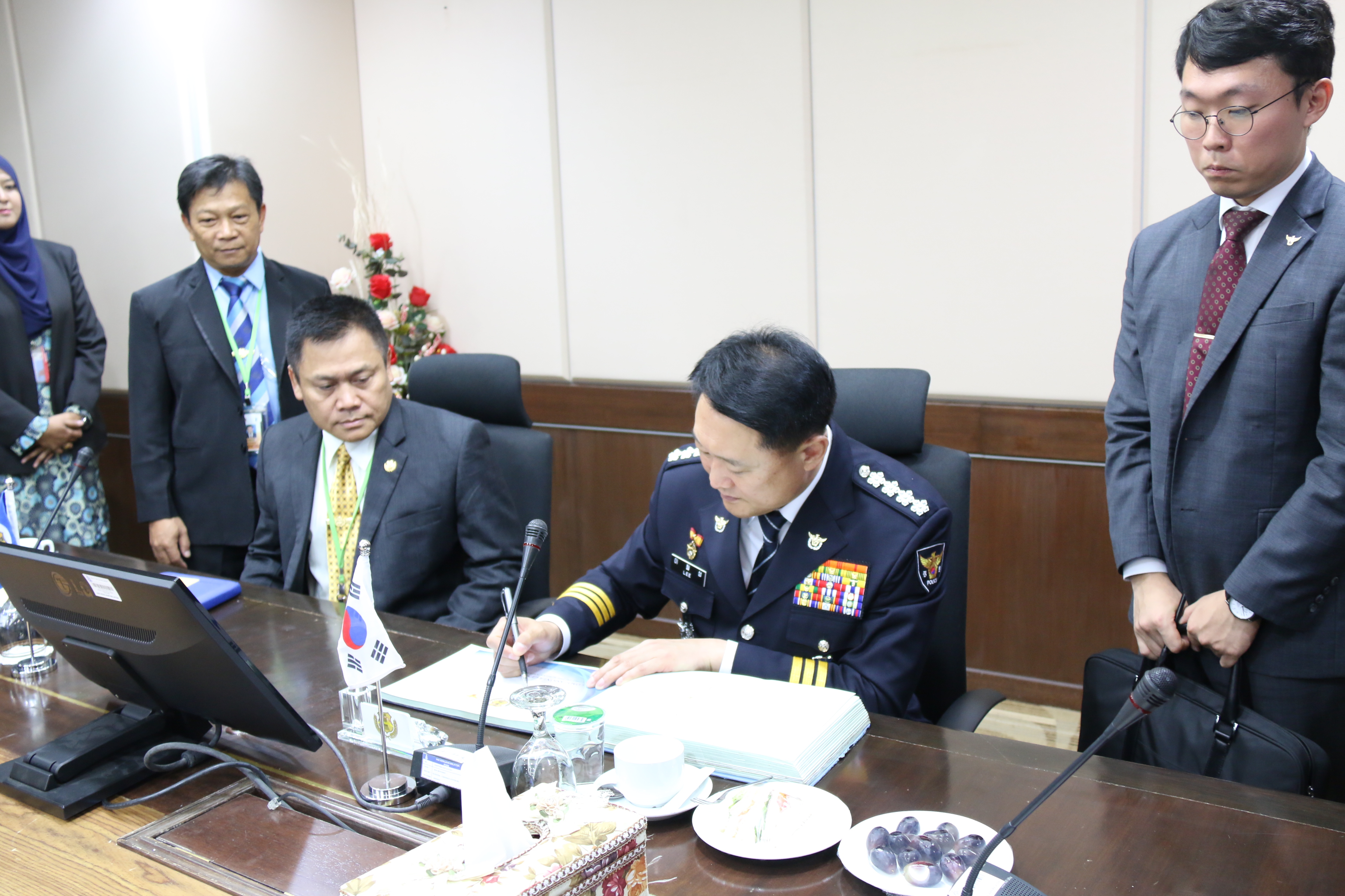 Courtesy Visit by Commissioner General of Korea National Police Agency (KNPA)