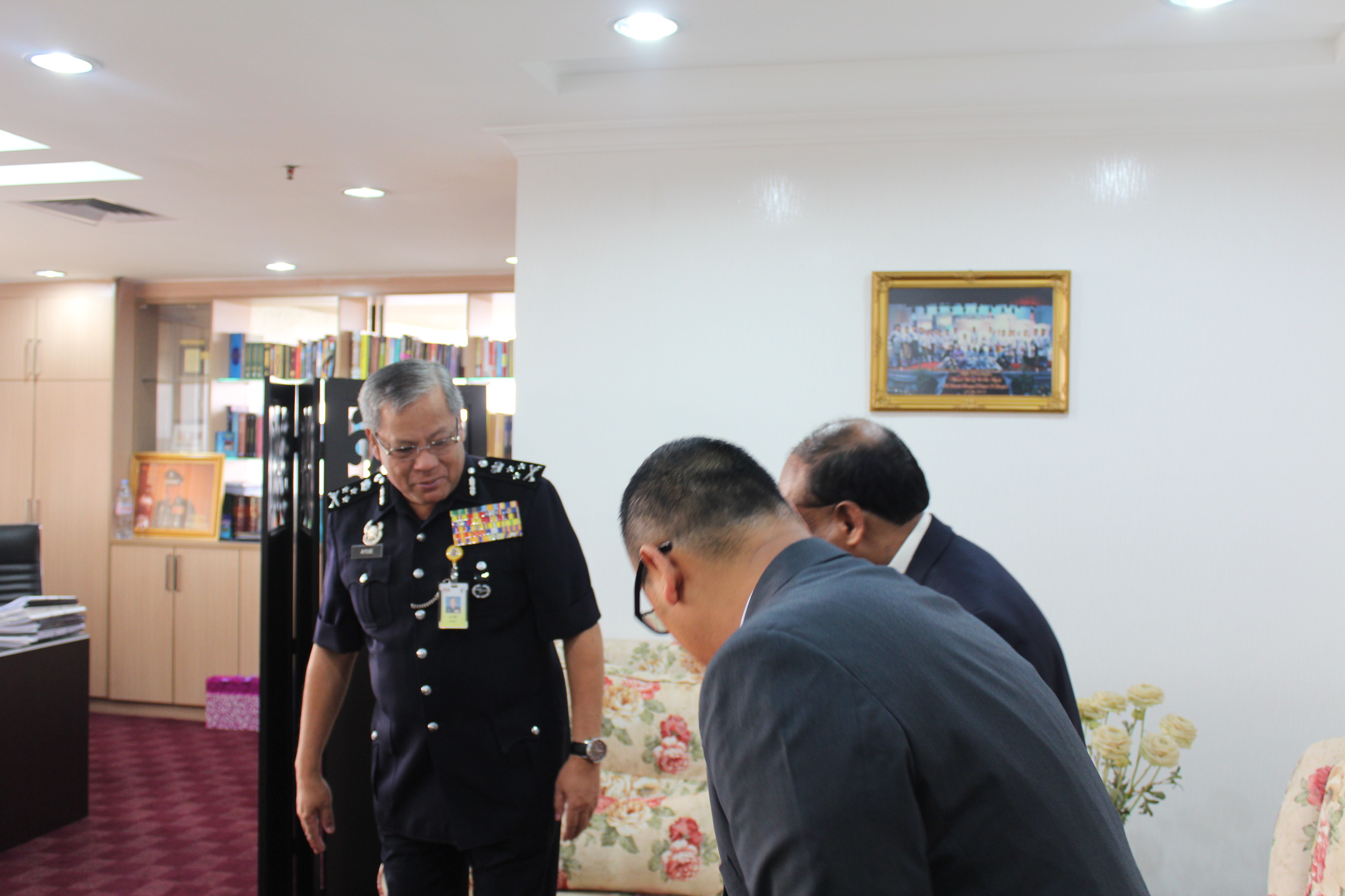 courtesy call to Director for Department of Crime Prevention and Suppression, Royal Malaysia Police