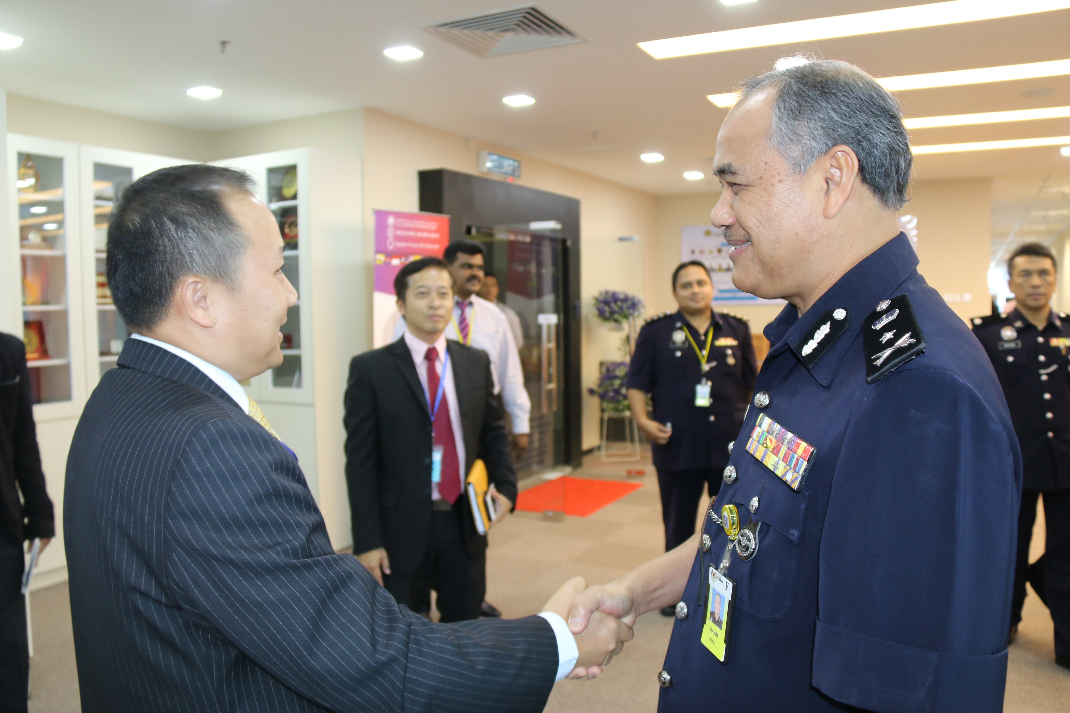 Working Visit by Malaysia Marine Police Force on 26th January 2018 to the ASEANAPOL Secretariat