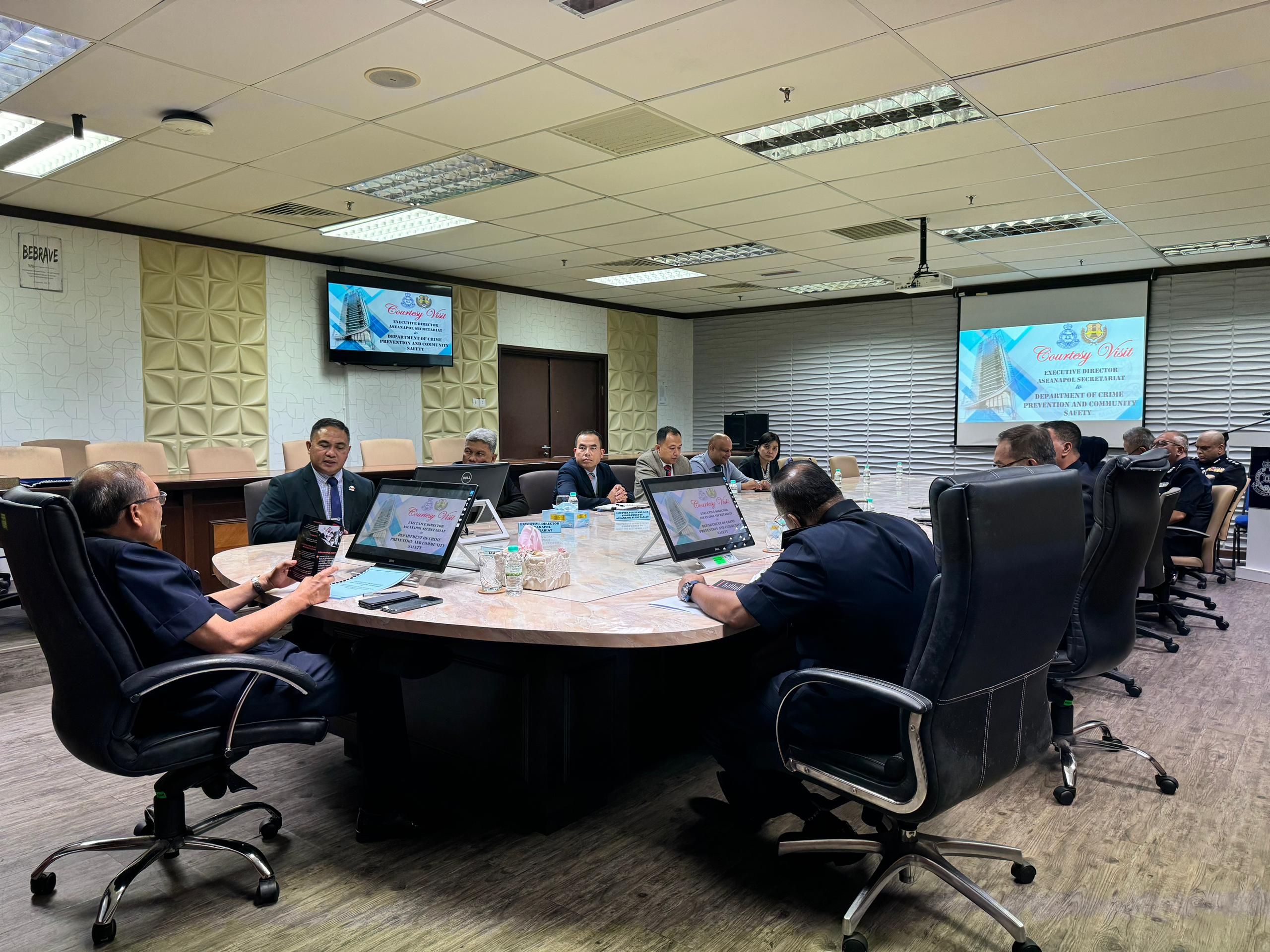 ASEANAPOL Secretariat's Courtesy Call to RMP’s Crime Prevention and Community Safety Department (CPCSD)