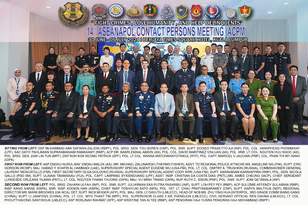 Kuala Lumpur, Malaysia. The 14th ASEANAPOL Contact Persons Meeting (ACPM) was held in Kuala Lumpur, Malaysia,