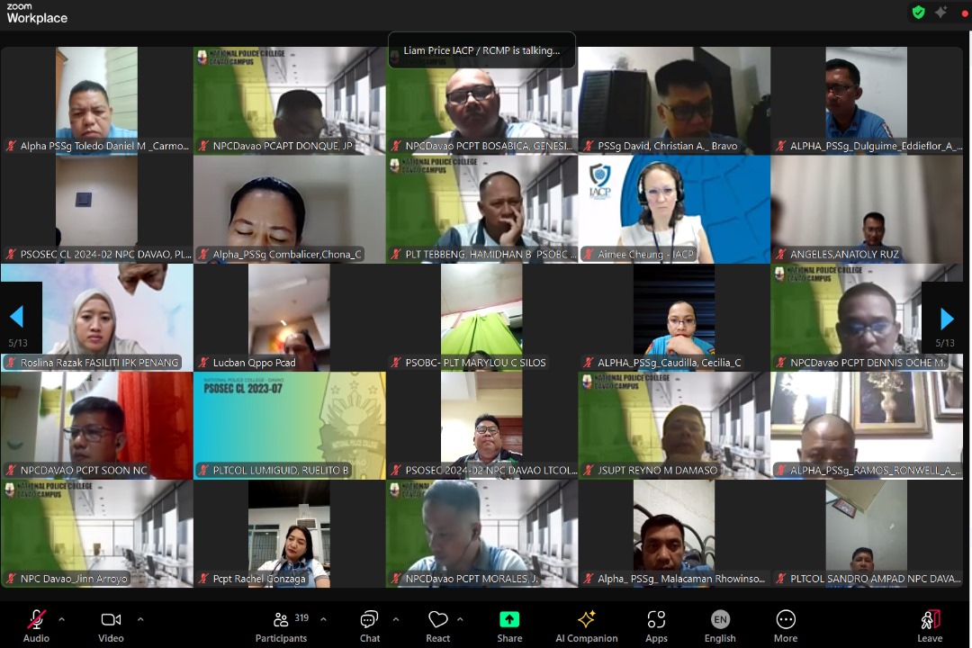 ASEANAPOL Secretariat and IACP IMPACT Section Host International Online Meeting Focused on Officer Wellness and Global Policing Initiatives