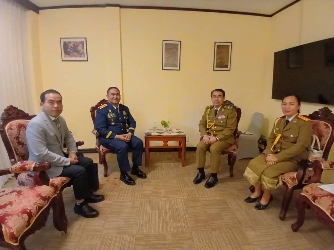 ASEANAPOL Secretariat’s Working Visit to the Deputy Chief of the Lao Police Force
