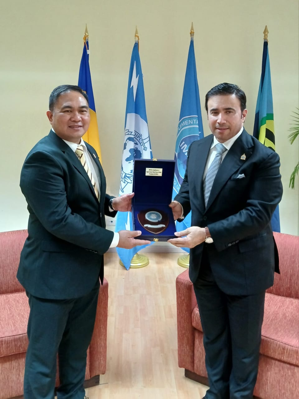 Bilateral Meeting Between ASEANAPOL Secretariat and INTERPOL President at the Eighth INTERPOL Dialogue in Bridgetown