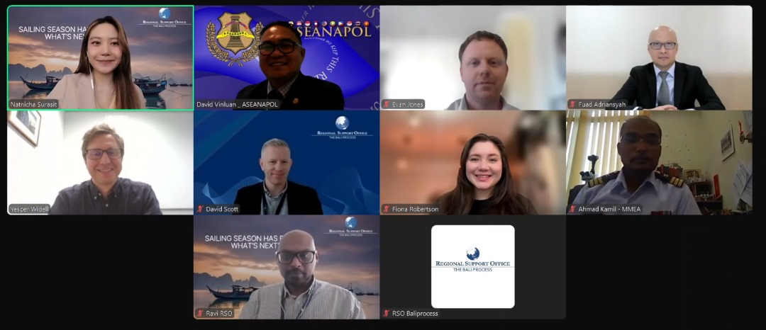Strengthening Regional Cooperation: ASEANAPOL's Participation in the Bali Process Webinar on Irregular Maritime Movements